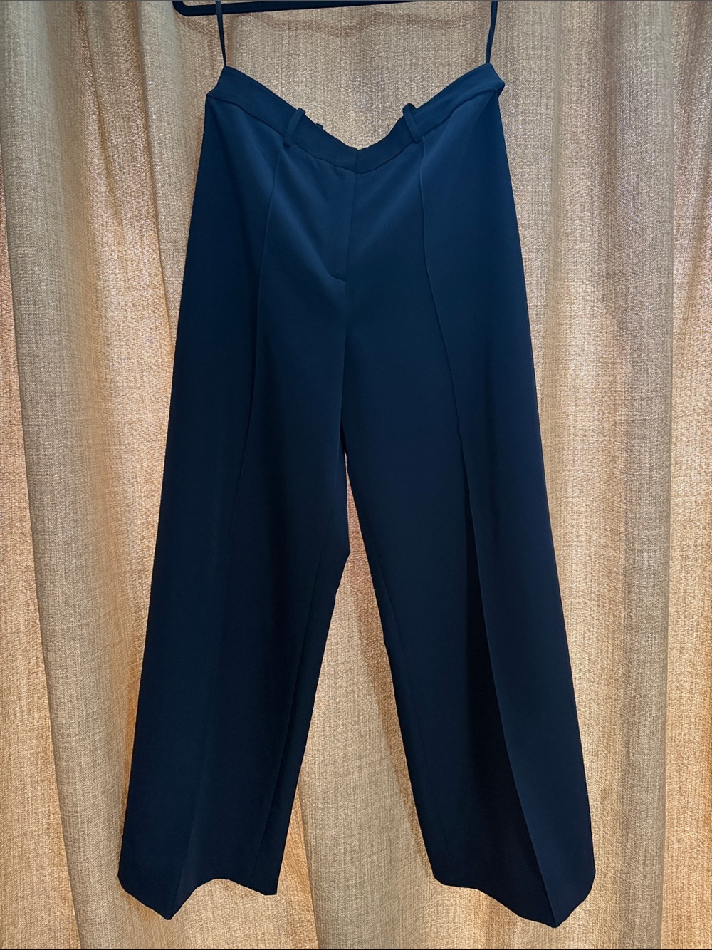 Milly Wide-Leg Trousers in Navy Size 12